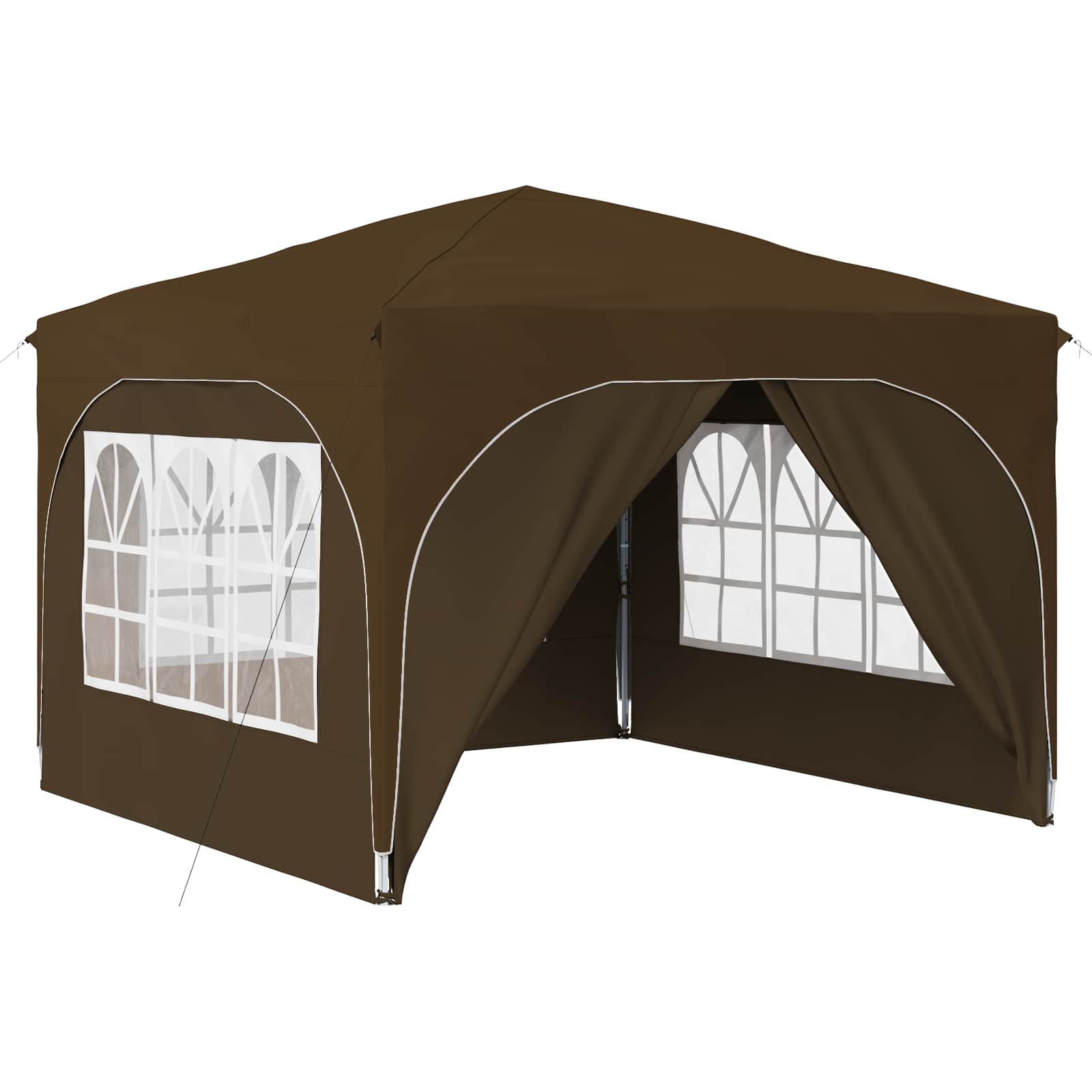 Pop-up ballīšu telts 290 x 290 x 245 cm Taupe