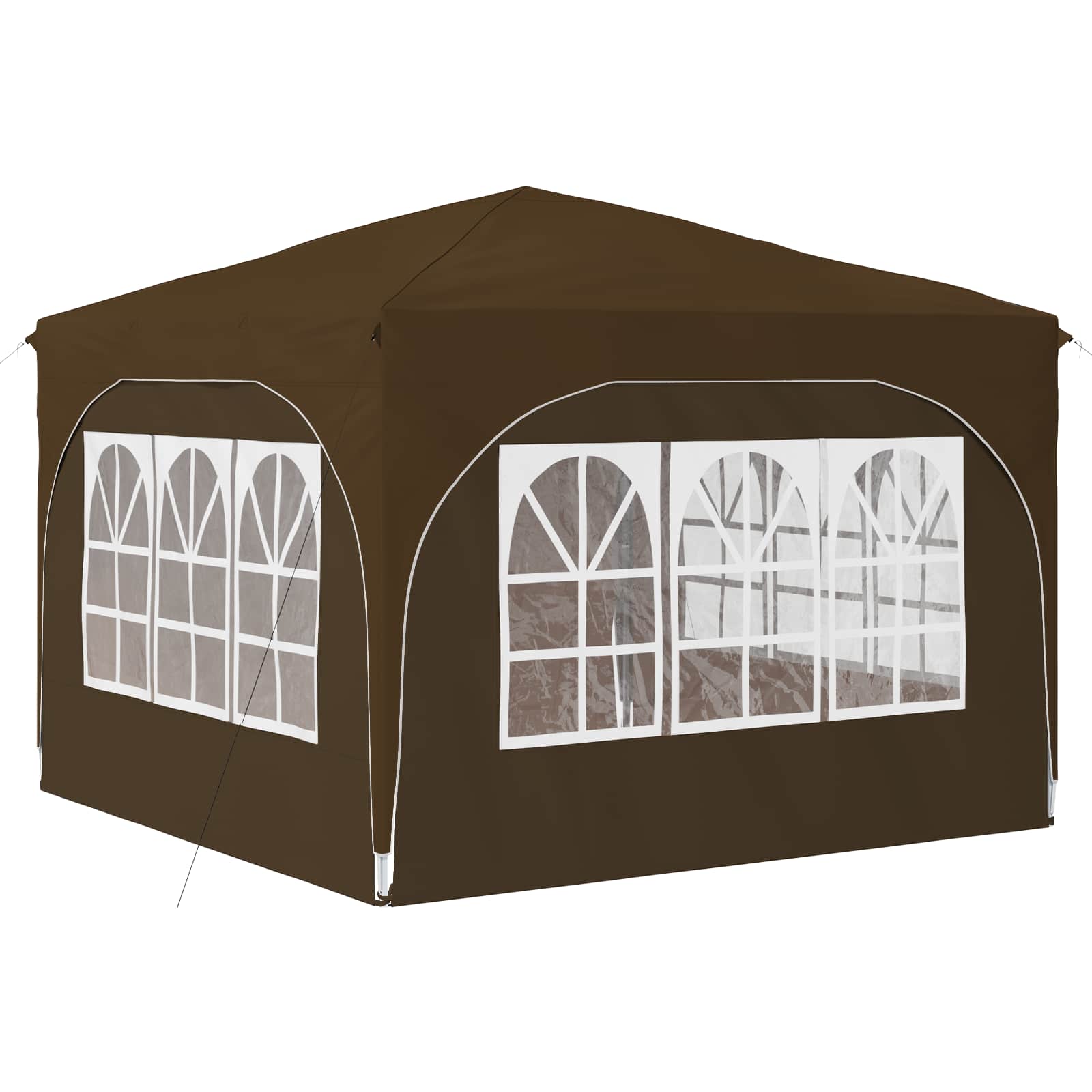 Pop-up ballīšu telts 290 x 290 x 245 cm Taupe