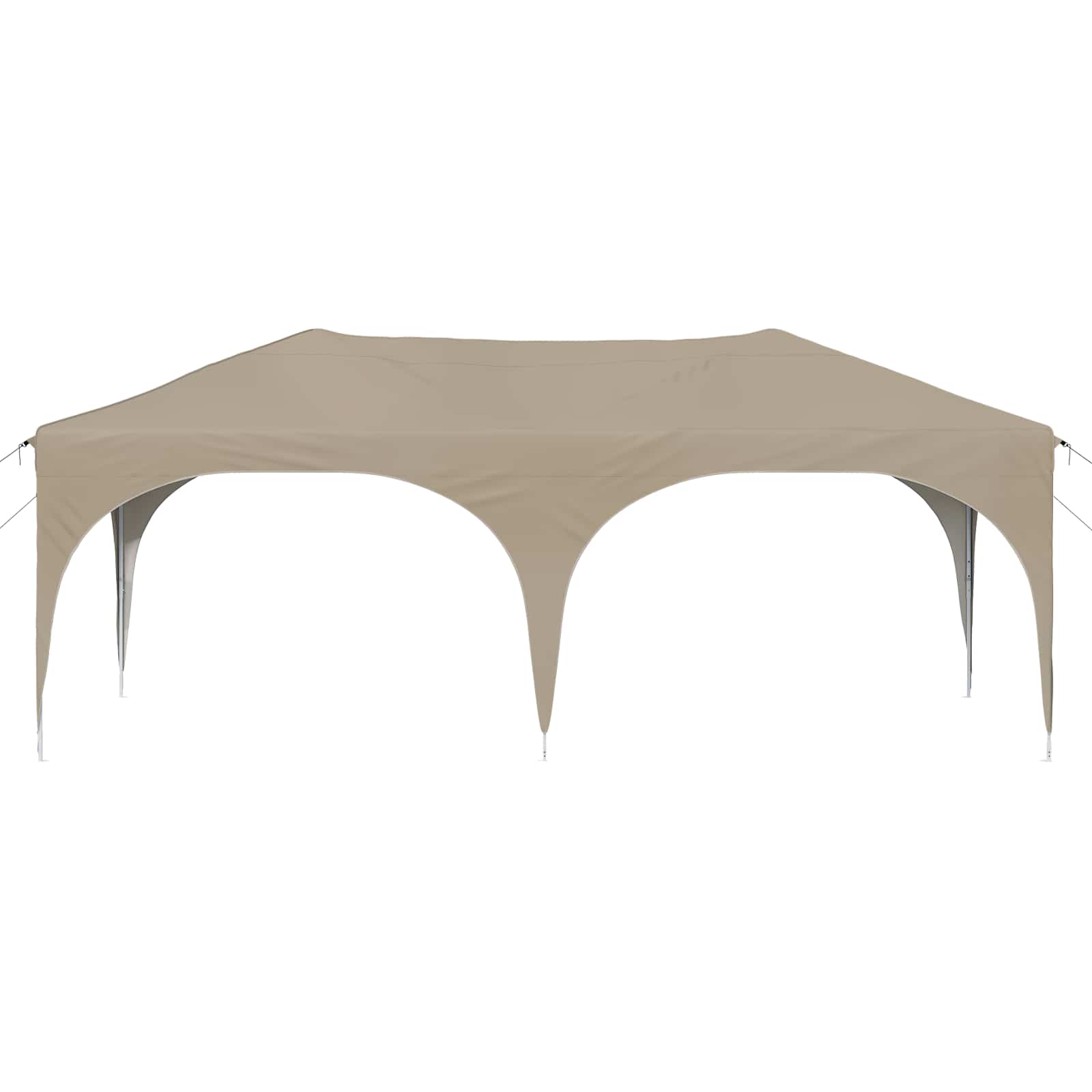 Pop-up šventinis palapinė 575 x 288 x 245 cm Kreminė