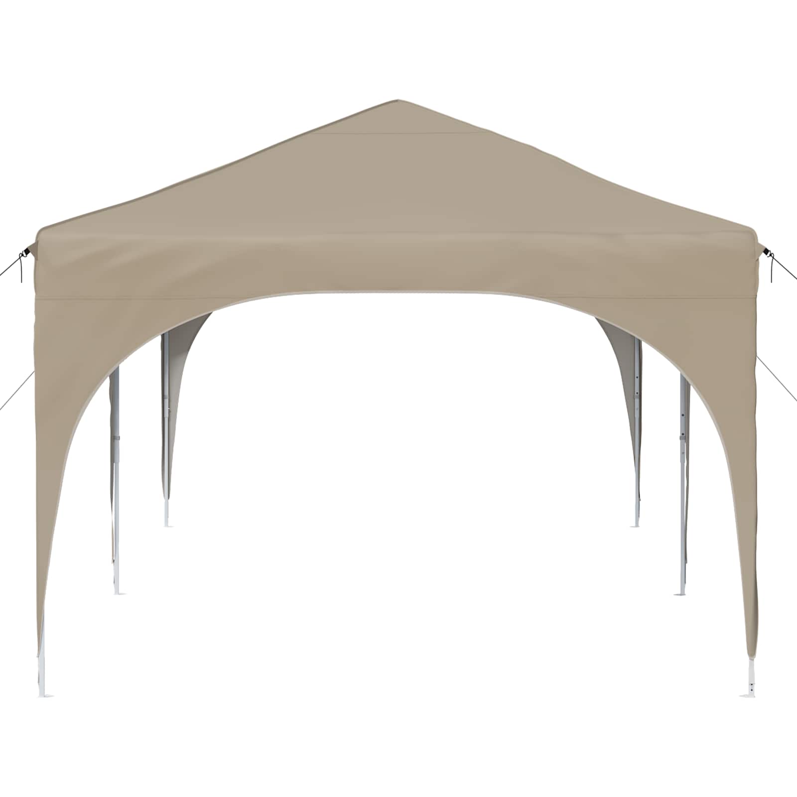 Pop-up šventinis palapinė 575 x 288 x 245 cm Kreminė