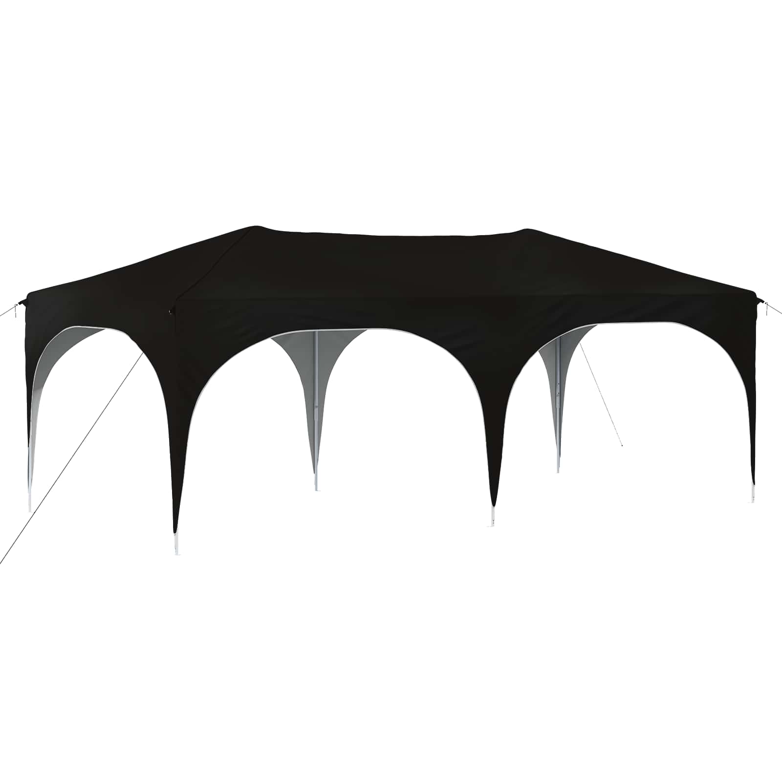 Pop-up šventinis palapinė Juoda 575 x 288 x 245 cm