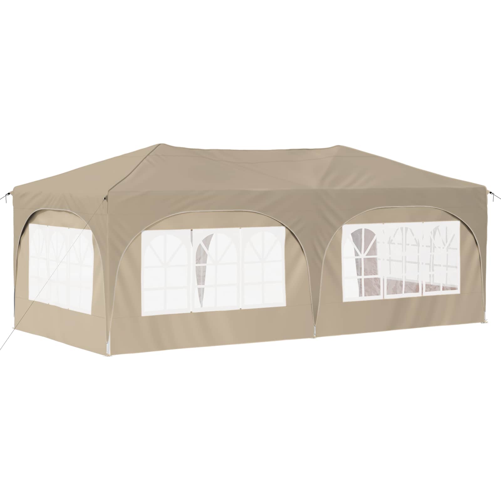 Pop-up šventinis palapinė Kreminė 575 x 288 x 245 cm