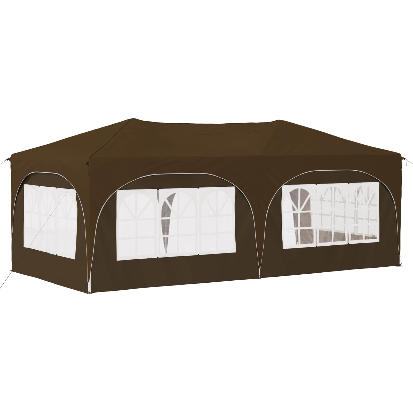 Pop-up šventinis palapinė Taupe 575 x 288 x 245 cm