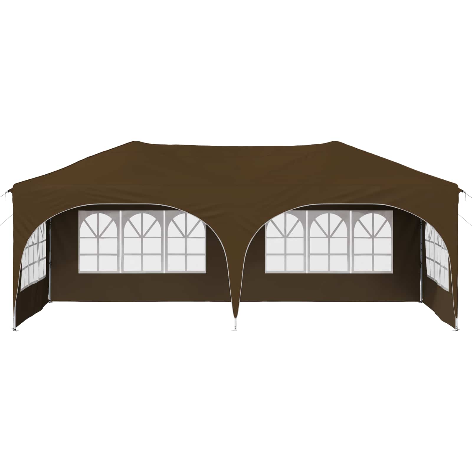 Pop-up šventinis palapinė Taupe 575 x 288 x 245 cm