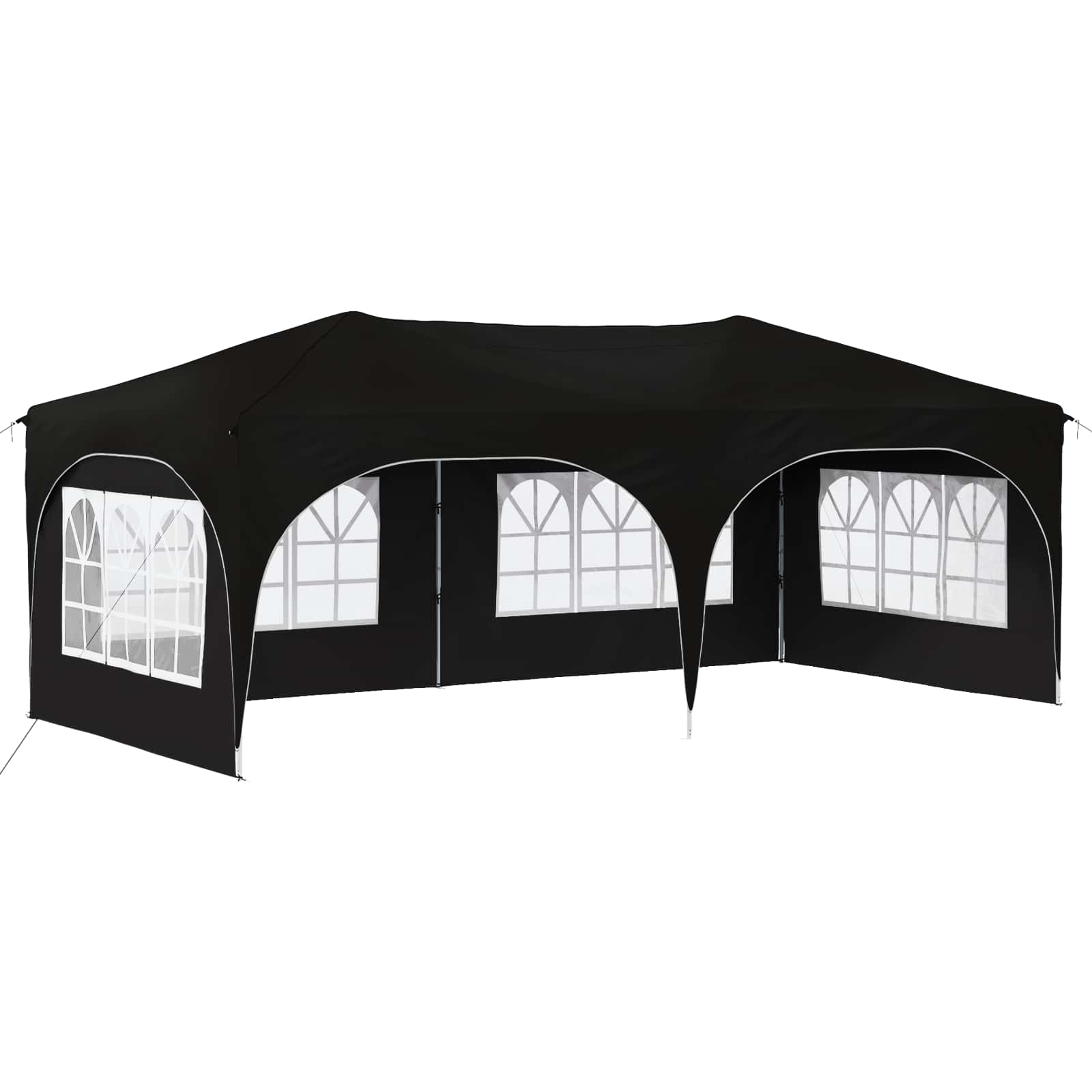 Pop-up šventinis palapinė Juoda 575 x 288 x 245 cm