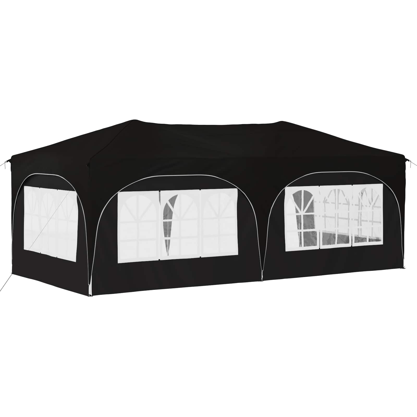 Pop-up šventinis palapinė Juoda 575 x 288 x 245 cm