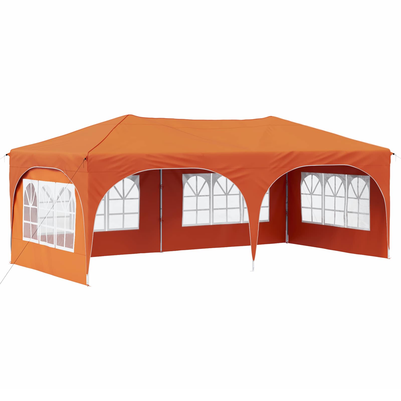 Pop-up šventinis palapinė Oranžinė 575 x 288 x 245 cm