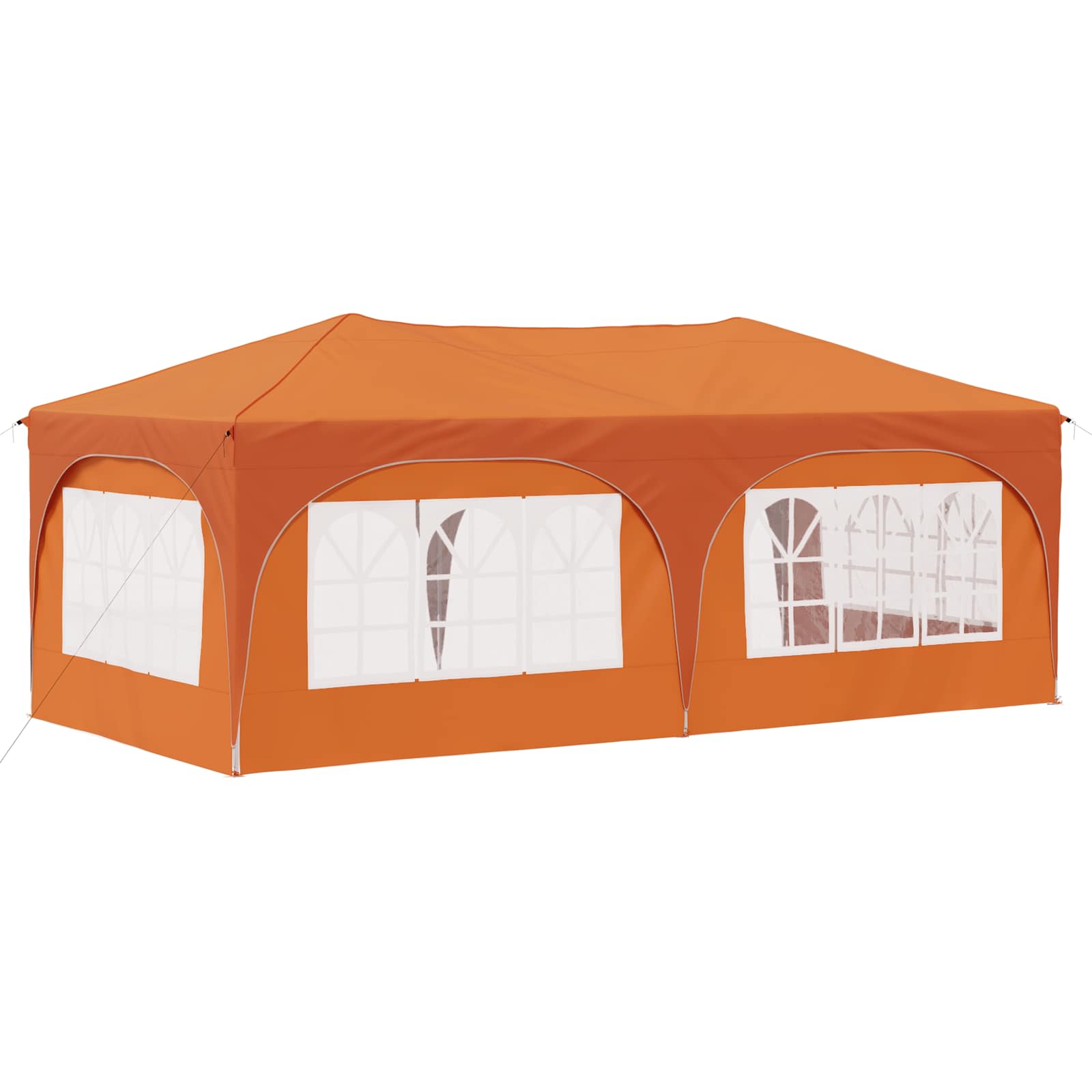 Pop-up šventinis palapinė Oranžinė 575 x 288 x 245 cm