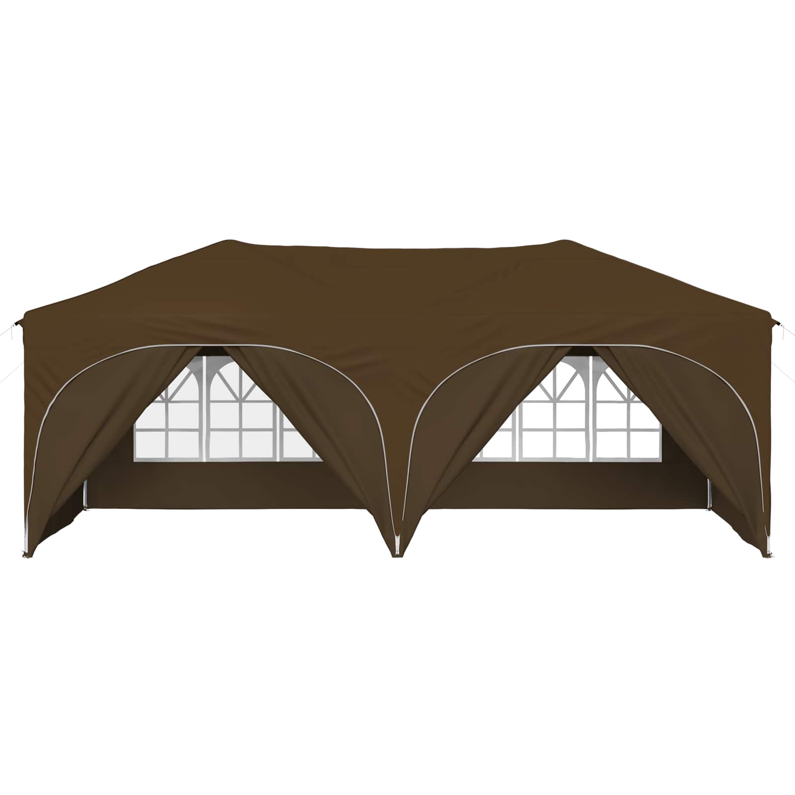 Pop-up šventinis palapinė Taupe 575 x 288 x 245 cm