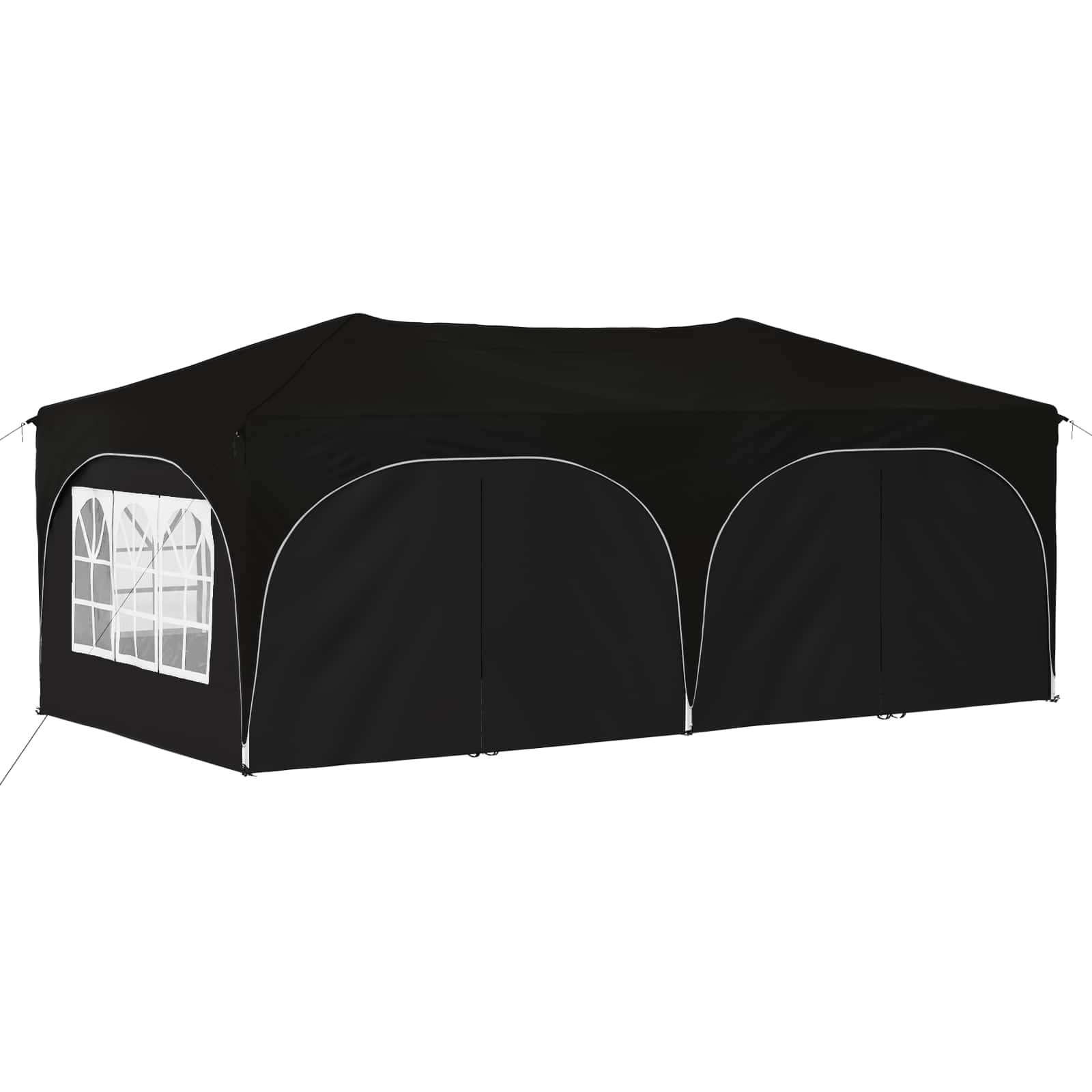 Pop-up šventinis palapinė Juoda 575 x 288 x 245 cm