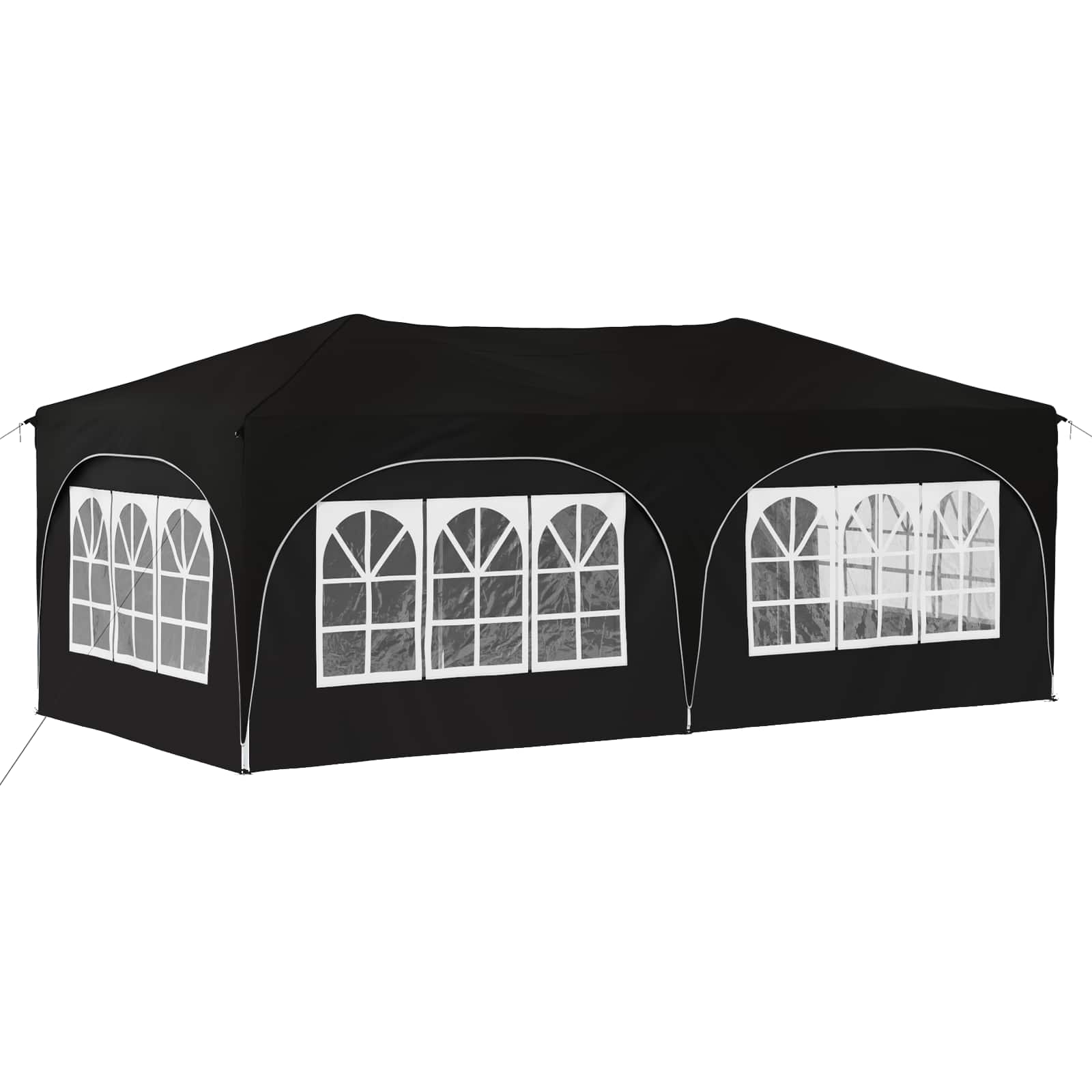 Pop-up šventinis palapinė Juoda 575 x 288 x 245 cm