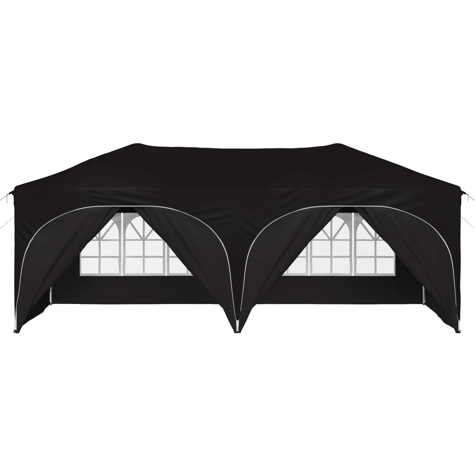Pop-up šventinis palapinė Juoda 575 x 288 x 245 cm