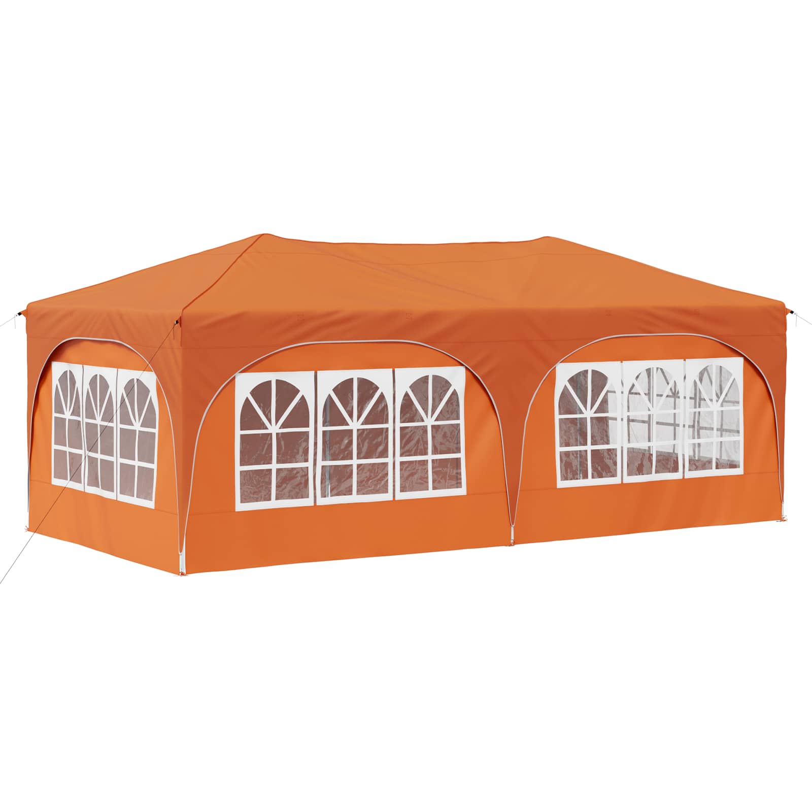 Pop-up šventinis palapinė Oranžinė 575 x 288 x 245 cm