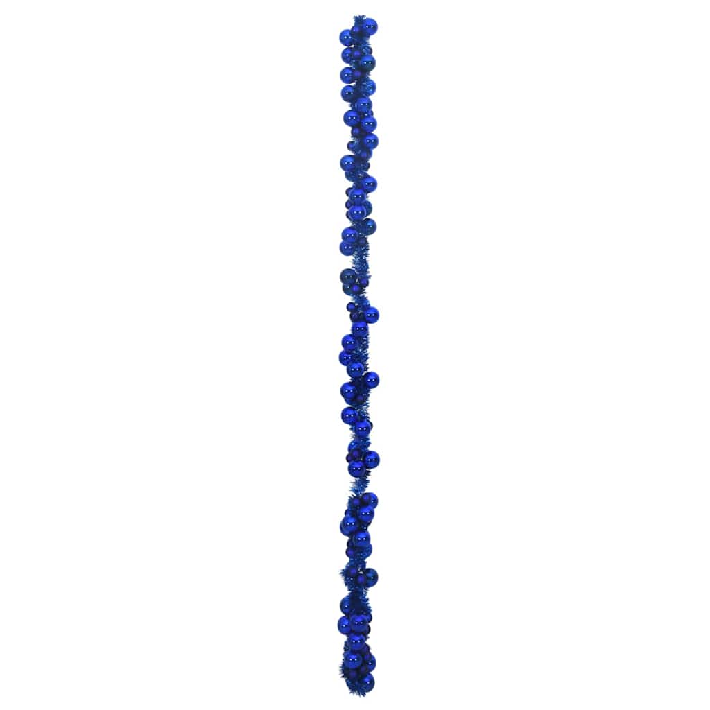Kalėdų rutulių girlianda Mėlyna 186 cm Polystirenas