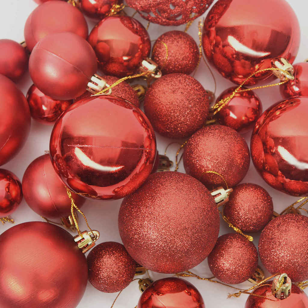 Kalėdinių Kraitės Rinkinys su 150 LED 61 pcs Raudona Plastmasė ICEHEART