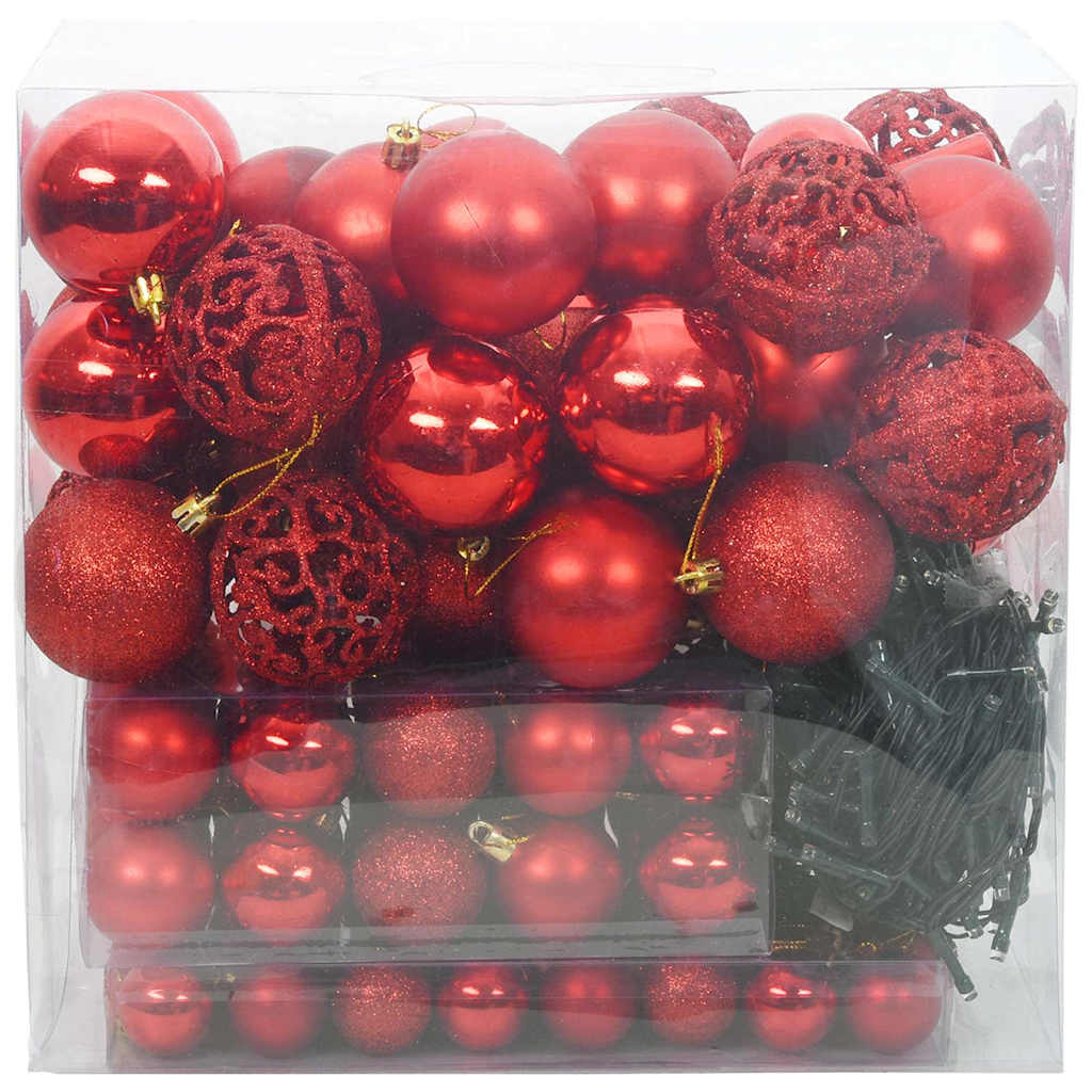Kalėdinių Kraitės Rinkinys su 300 LED 120 pcs Raudona Plastmasė ICEHEART