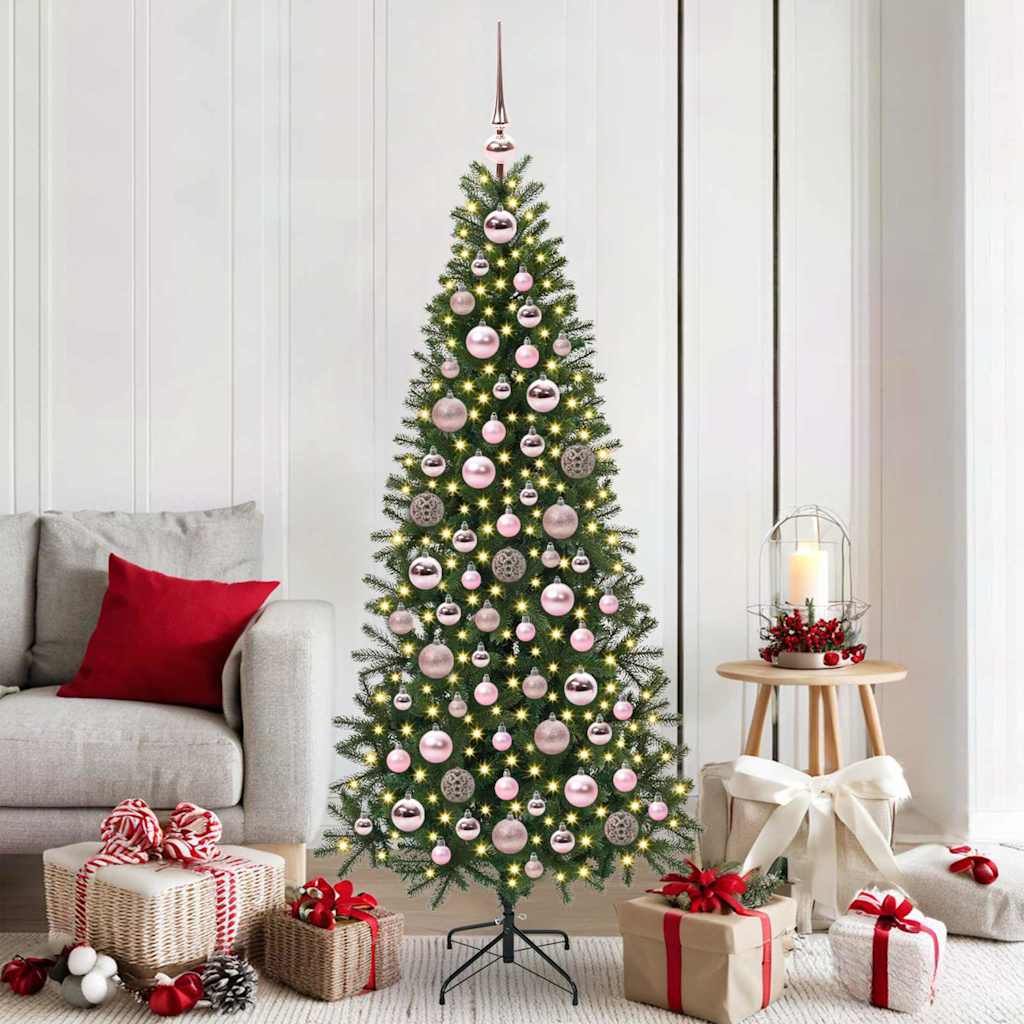 Kalėdinių Kraitės Rinkinys su 300 LED 120 pcs Rožinė Plastmasė SNOWHEART