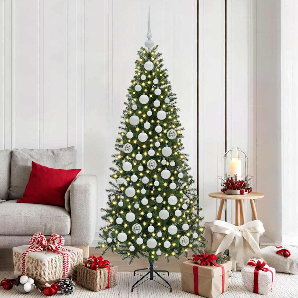 Kalėdinių Kraitės Rinkinys su 300 LED 120 pcs Balta Plastmasė