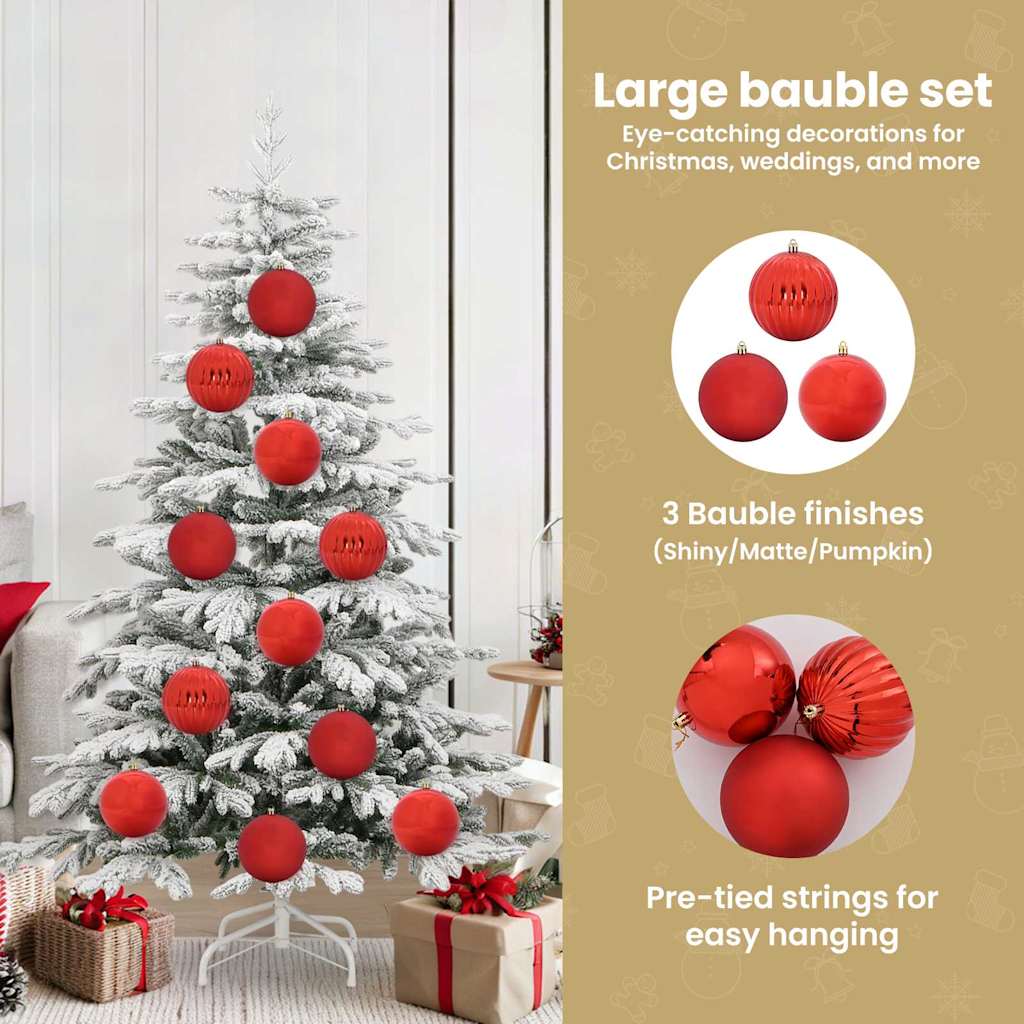 Kalėdinių Kraitės Rinkinys 9 pcs Raudona XL