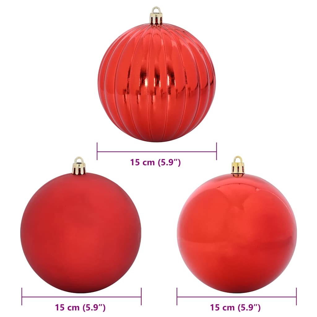 Kalėdinių Kraitės Rinkinys 9 pcs Raudona XL