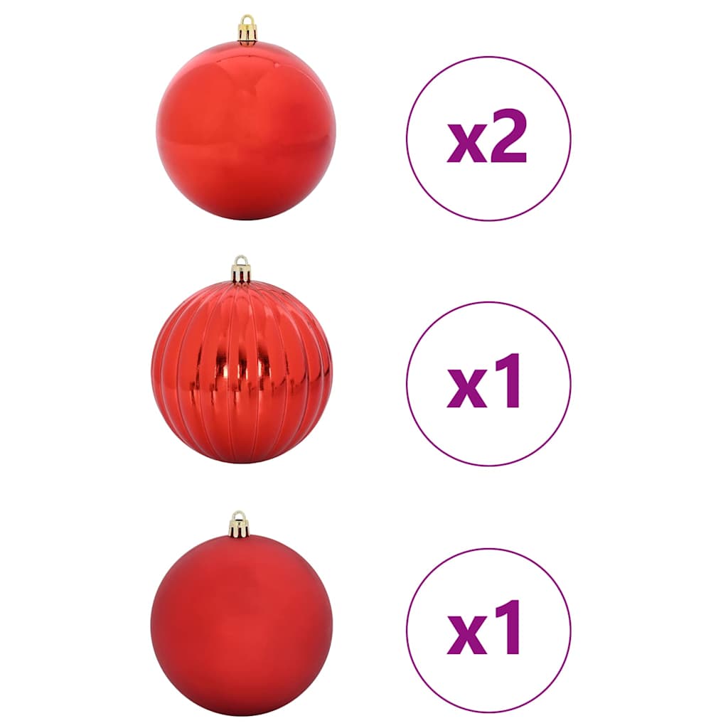 Kalėdinių Kraitės Rinkinys 4 pcs Raudona XXL