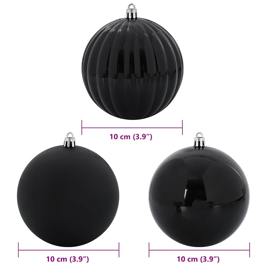 Kalėdinių Kraitės Rinkinys 15 pcs Juoda XL