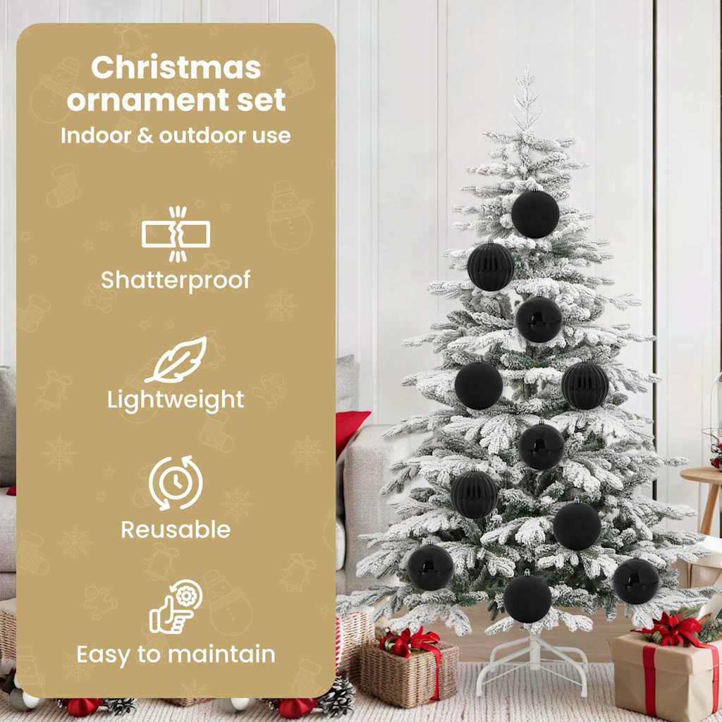Christmas Hamper Set 9 pcs Black XL