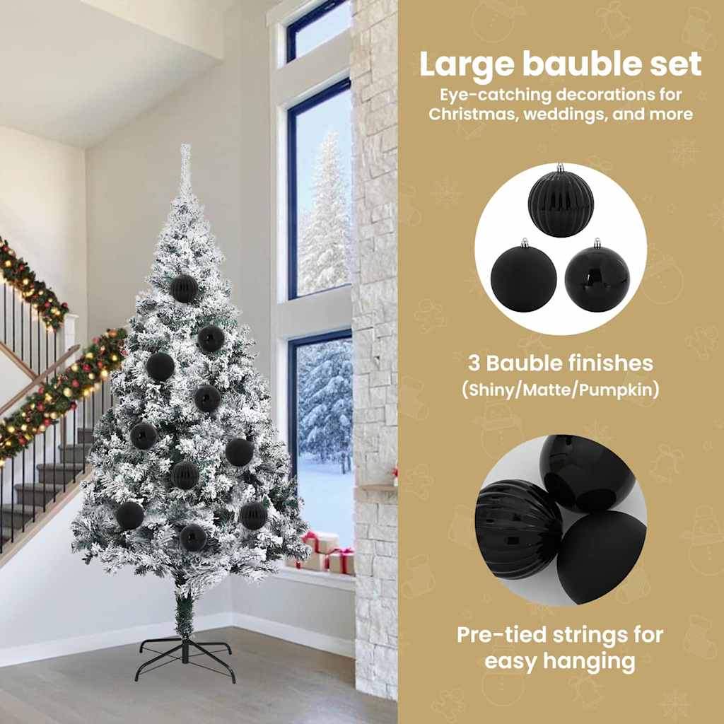 Christmas Hamper Set 4 pcs Black Plastic