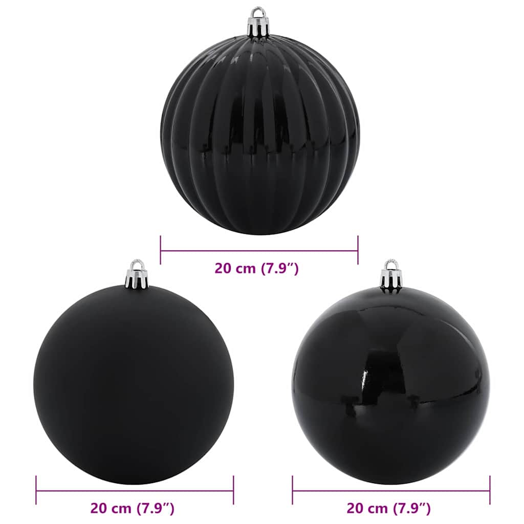 Christmas Hamper Set 4 pcs Black Plastic