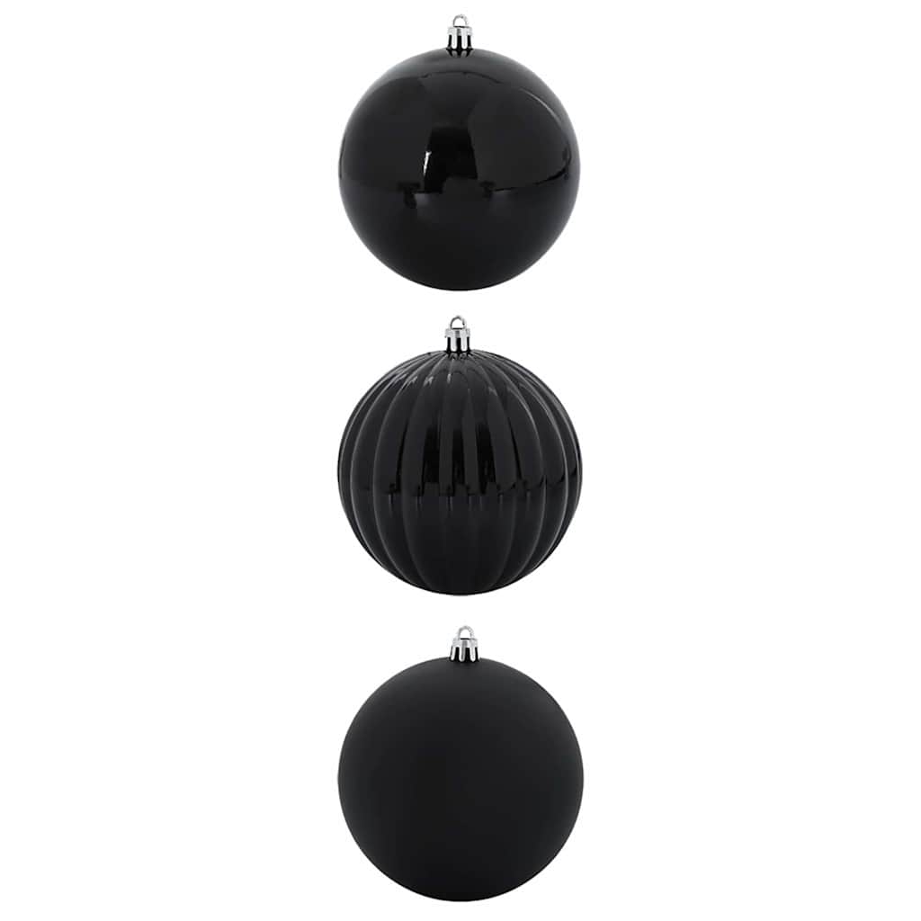 Christmas Basket Set 3 pcs Black XXL