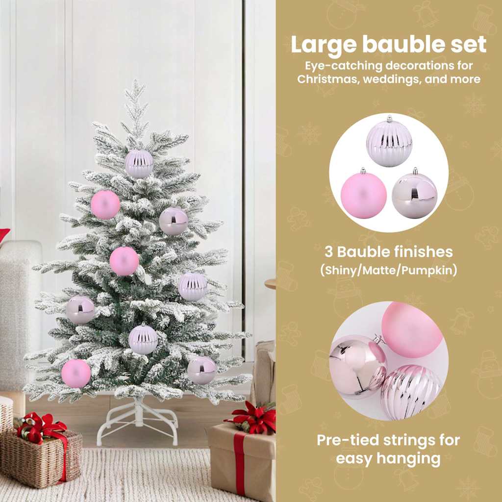 Kalėdinių Kraitės Rinkinys 15 pcs Rožinė XL