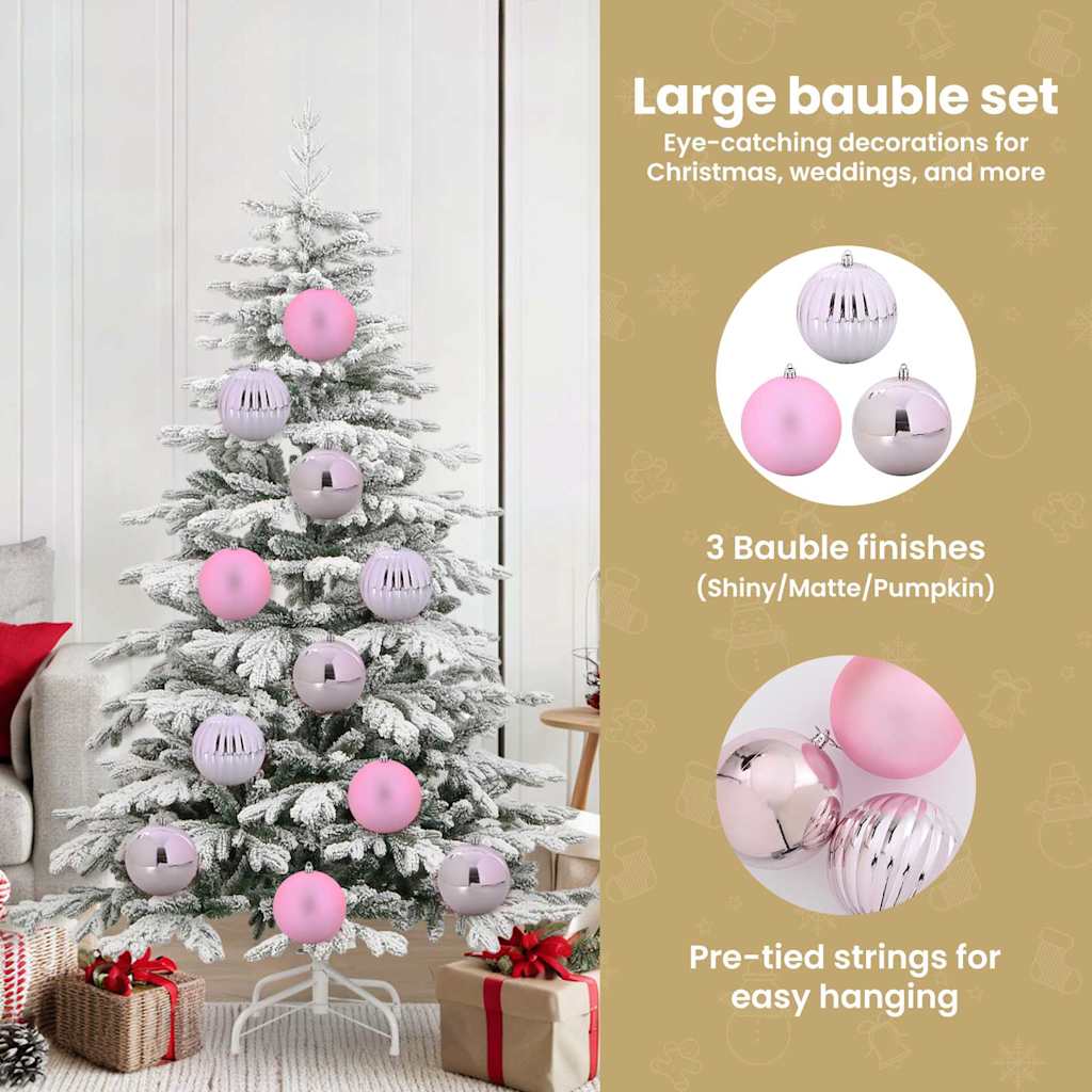 Kalėdinių Kraitės Rinkinys 9 pcs Rožinė XL