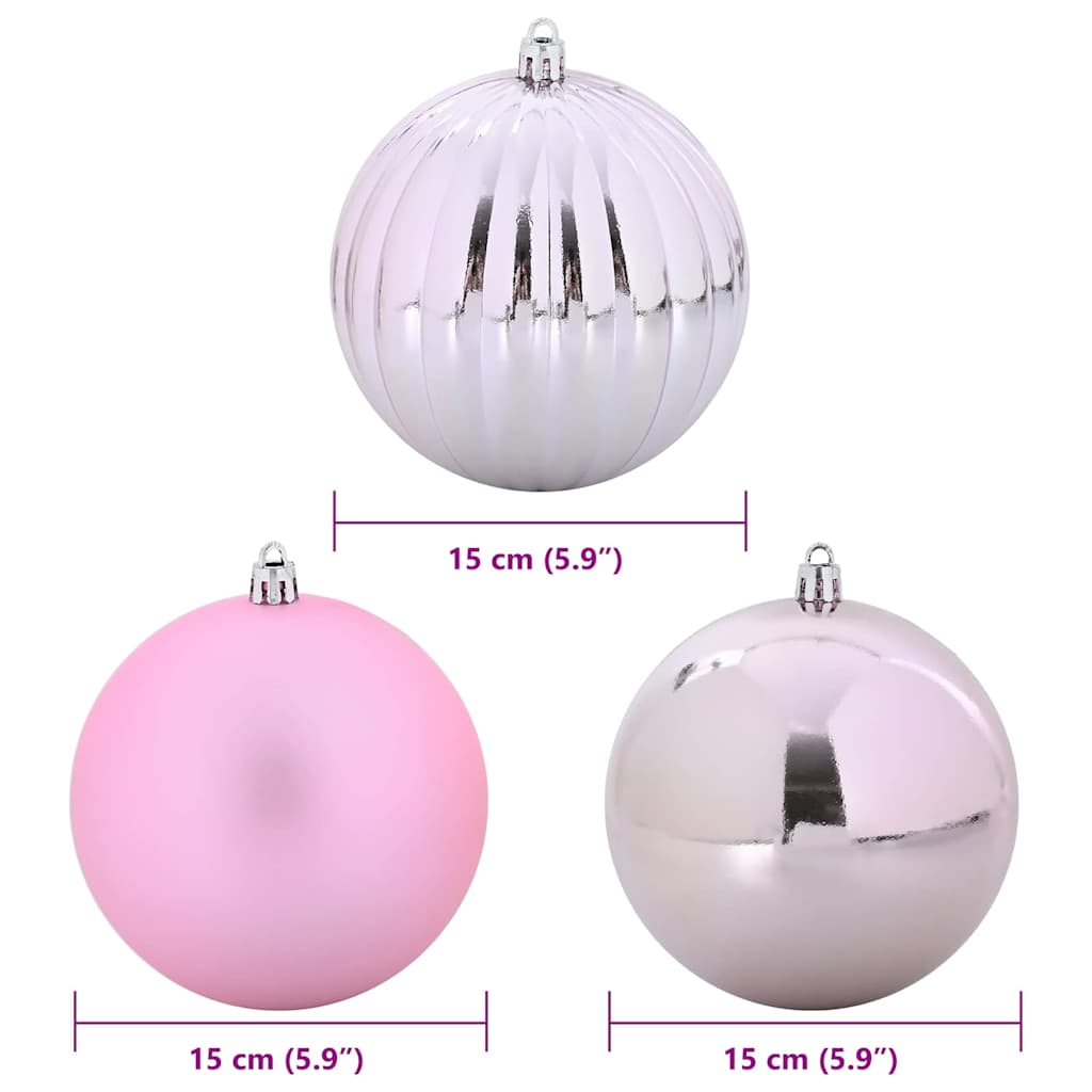 Kalėdinių Kraitės Rinkinys 9 pcs Rožinė XL