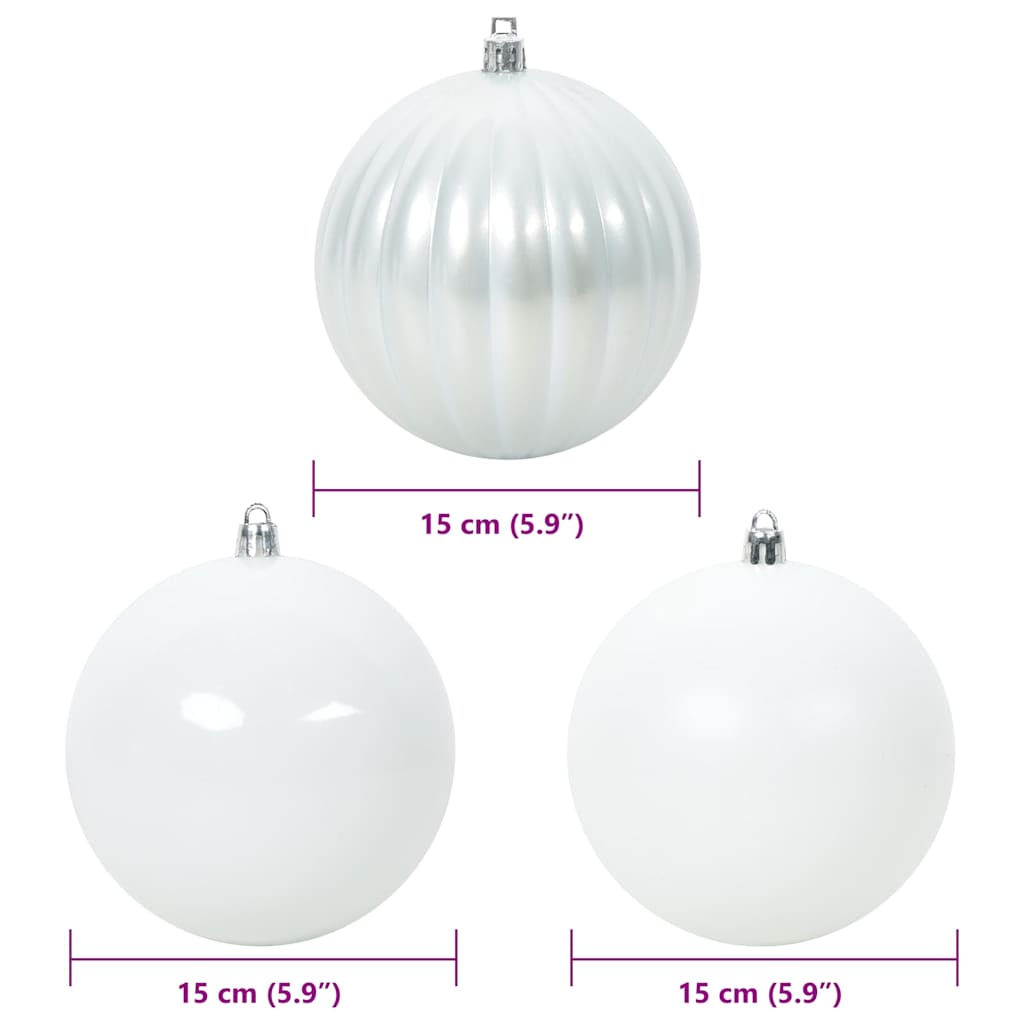 Kalėdinių Kraitės Rinkinys 9 pcs Balta XL