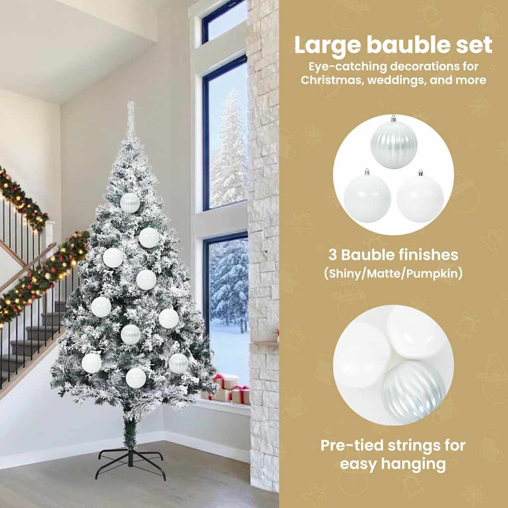 Kalėdinių Kraitės Rinkinys 4 pcs Balta XXL