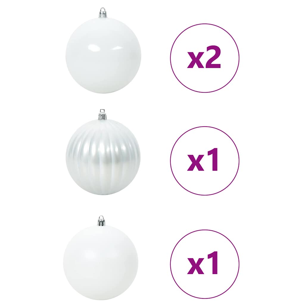 Kalėdinių Kraitės Rinkinys 4 pcs Balta XXL