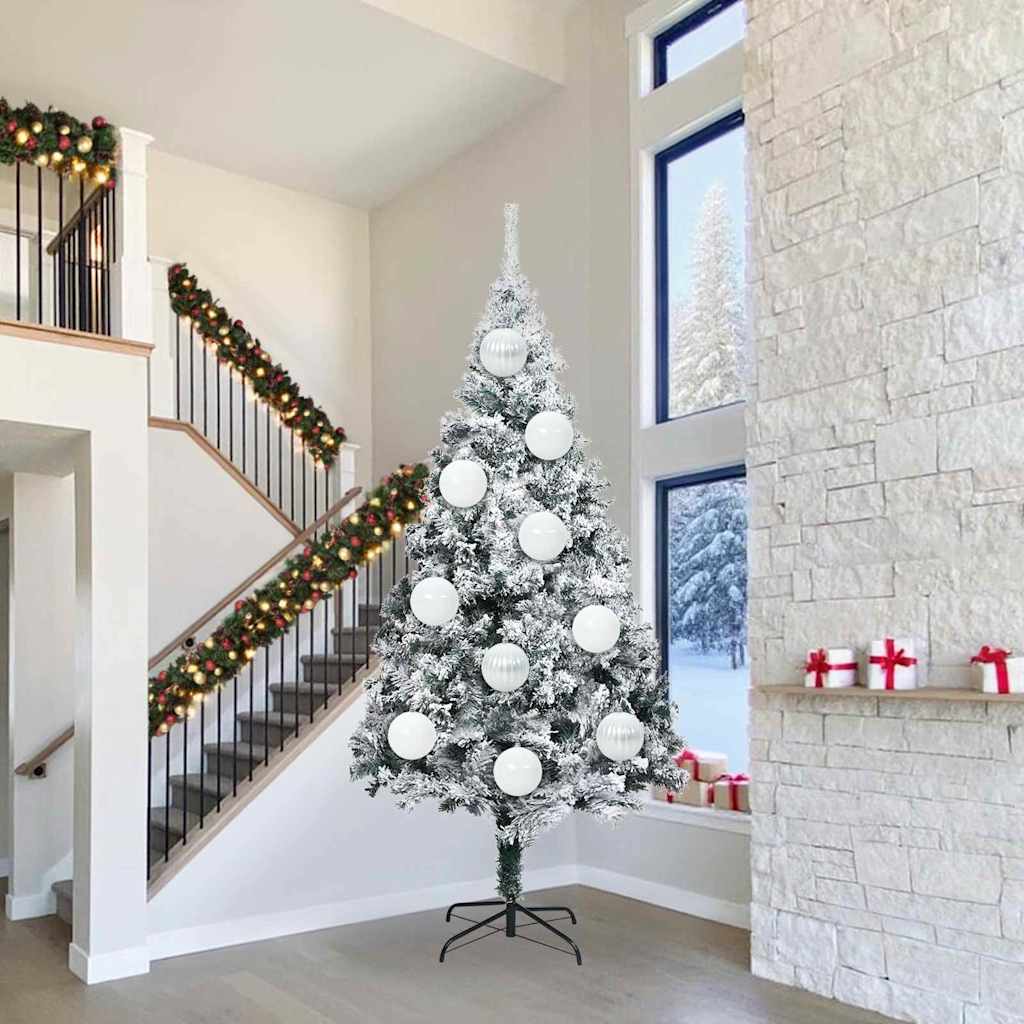 Christmas Basket Set 3 pcs White XXL