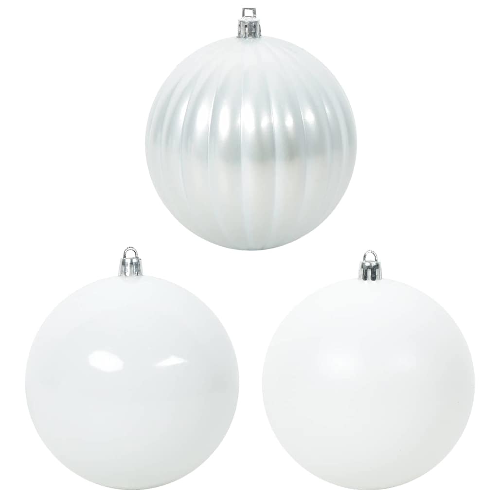 Christmas Basket Set 3 pcs White XXL