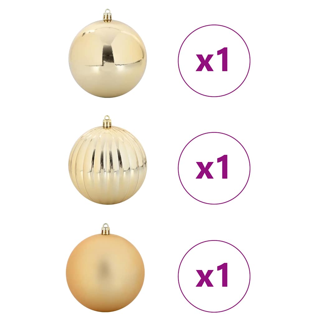 Ziemassvētku Groza Komplekts 3 gab. Zelta XXL