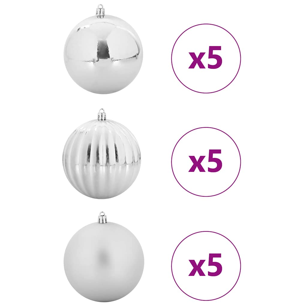 Christmas Hamper Set 15 pcs Silver XL
