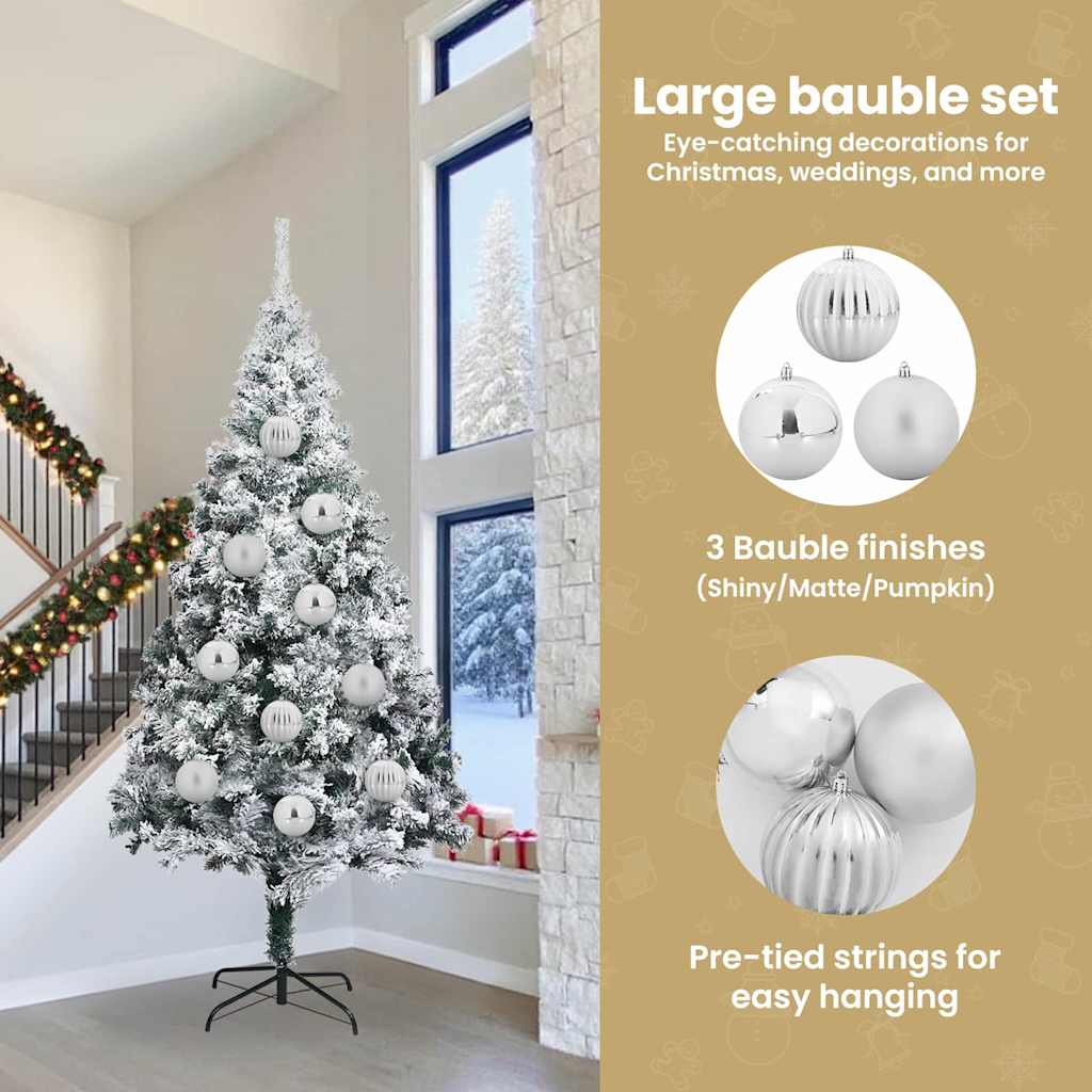 Christmas Hamper Set 4 pcs Silver XXL