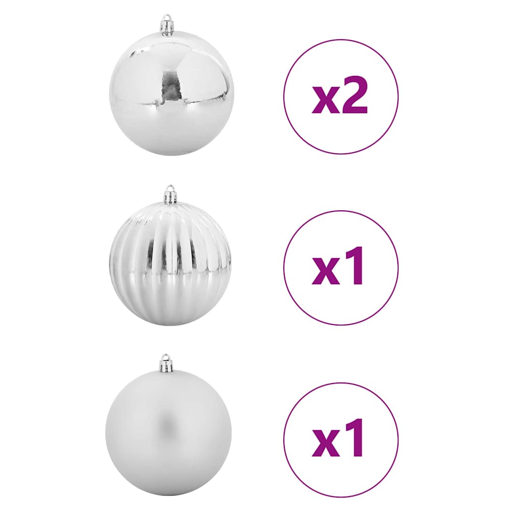 Christmas Hamper Set 4 pcs Silver XXL