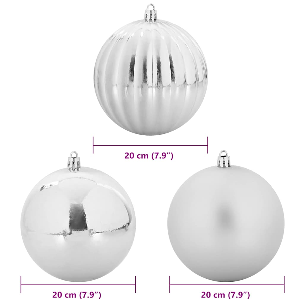 Christmas Hamper Set 4 pcs Silver XXL