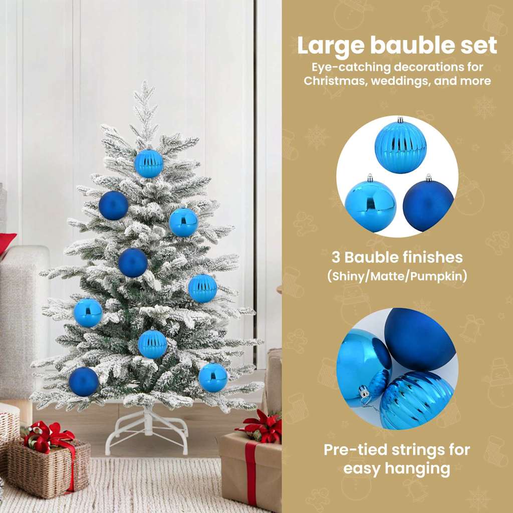 Kalėdų Burbulų Rinkinys XL 15 pcs Mėlyna Plastmasė