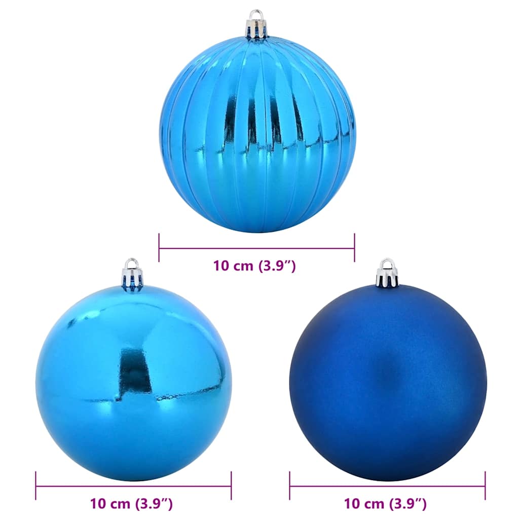 Kalėdų Burbulų Rinkinys XL 15 pcs Mėlyna Plastmasė