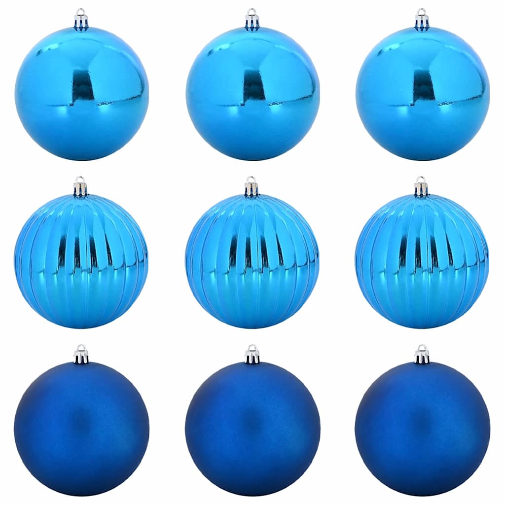 Christmas Hamper Set 9 pcs Blue Plastic
