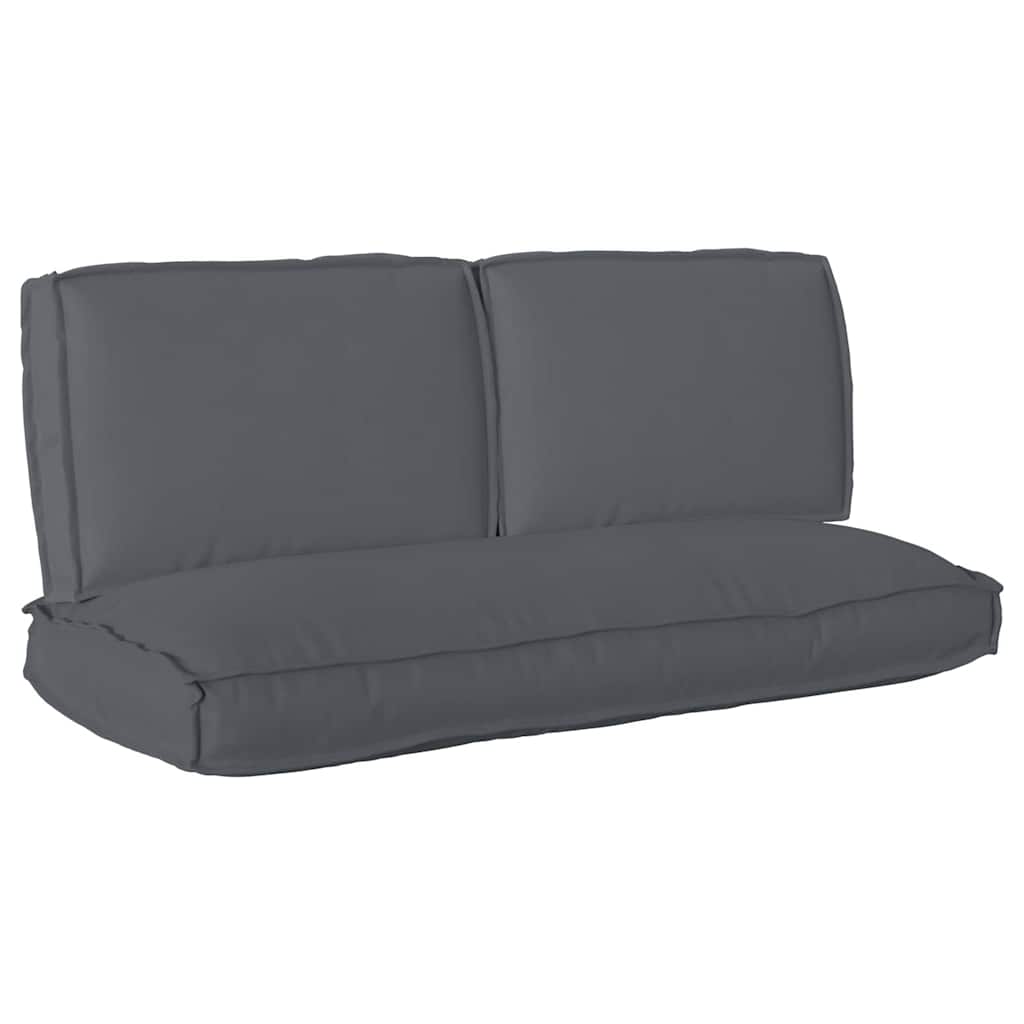 Pagalvių komplektas 3 pcs Antracitas Oksfordo audinys