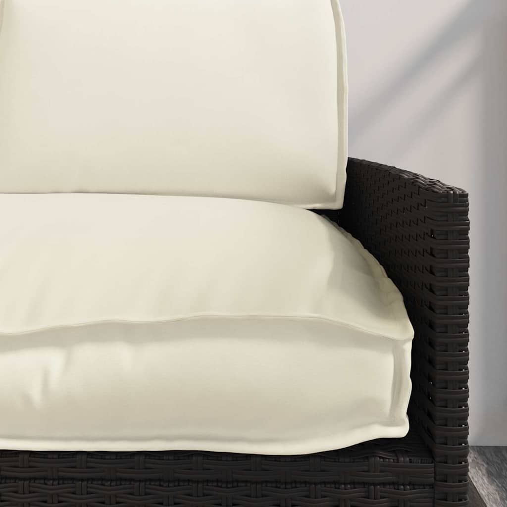 Pagalvių komplektas 3 pcs Kreminė Oksfordo audinys