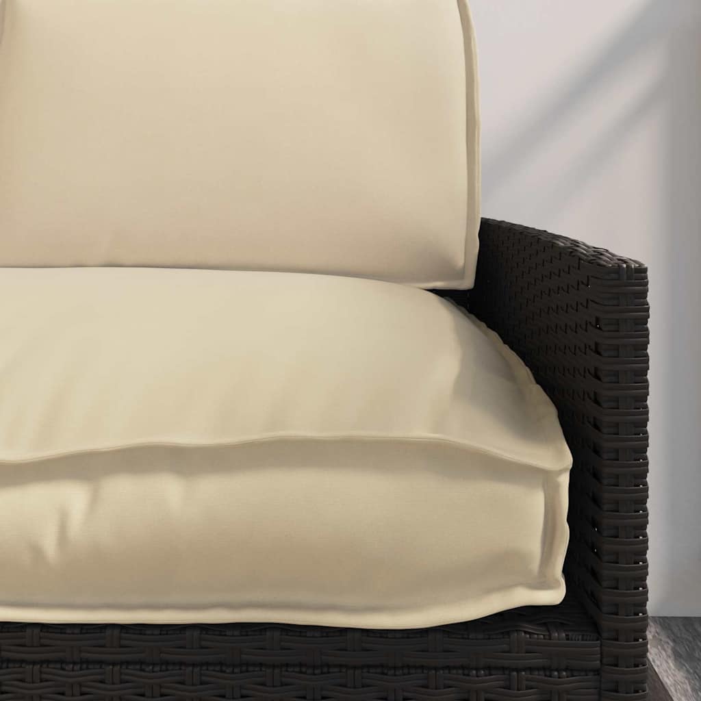 Pagalvių komplektas 3 pcs Smėlio Oksfordo audinys
