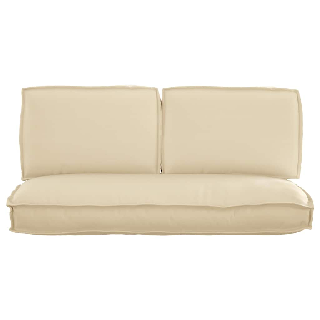 Pagalvių komplektas 3 pcs Smėlio Oksfordo audinys